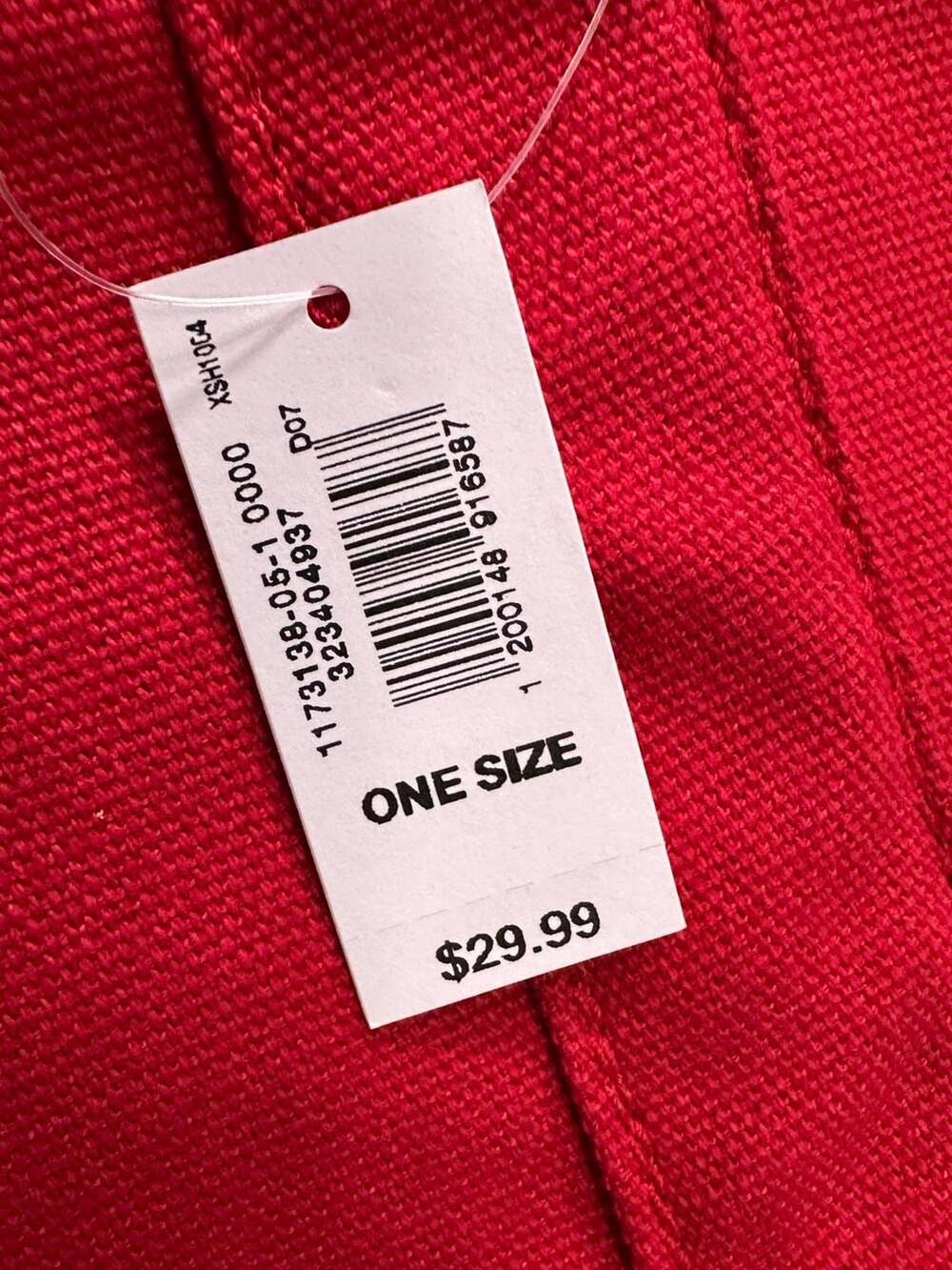 Gap Red Canvas Logo Mini Tote Bag - Picture 5 of 6